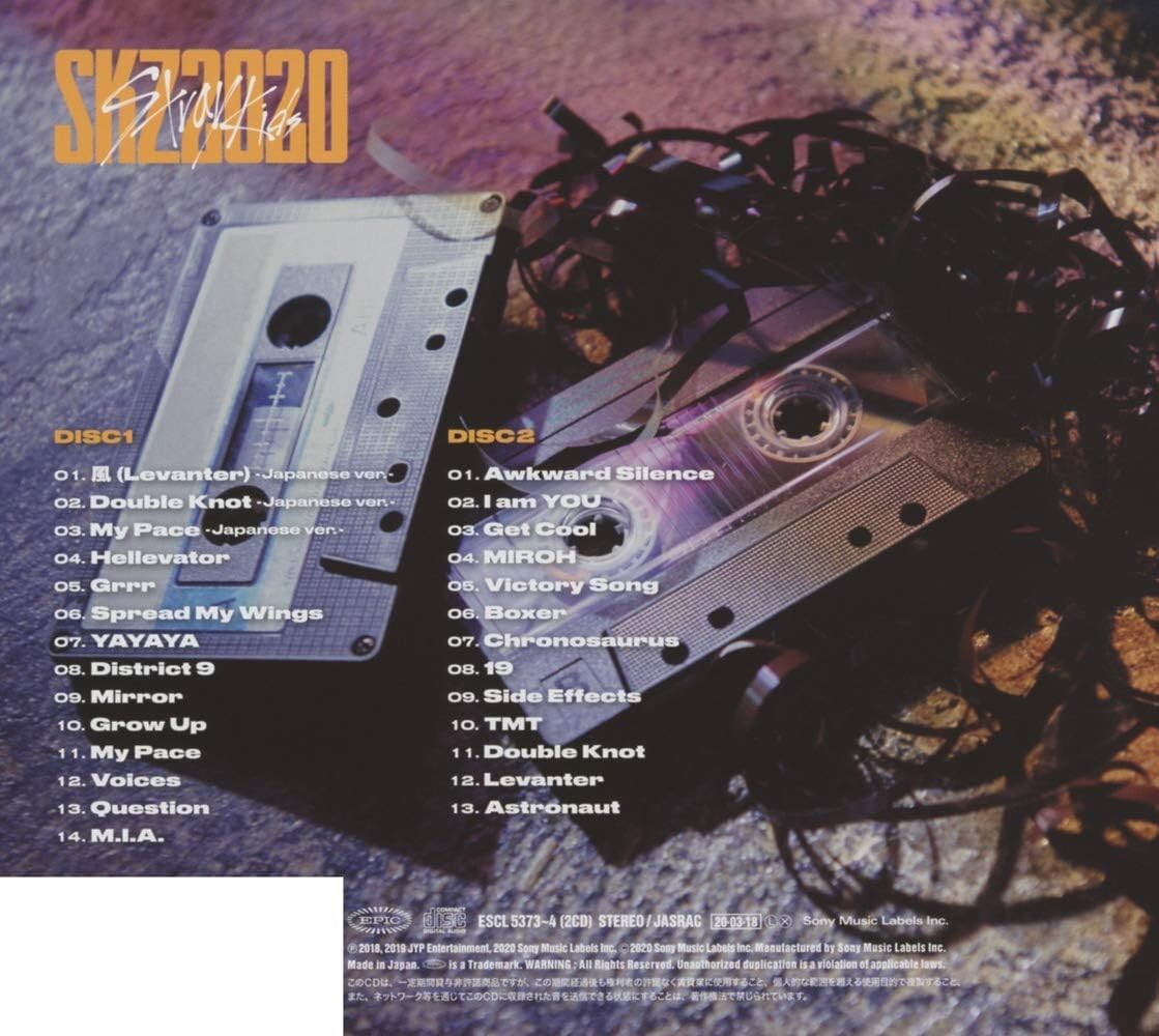 Skz 2020 (Regular Japan Edition) by Stray Kids (CD, 2020) for sale