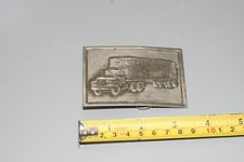 Vintage Semi-Truck 18 Wheeler Big Rig Belt Buckle - Metal