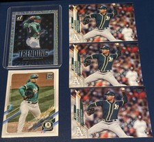 2020-21 JESUS LUZARDO CARD LOT 1x TRENDING SILVER VECTOR, 3x BASE RC, & 1x BASE
