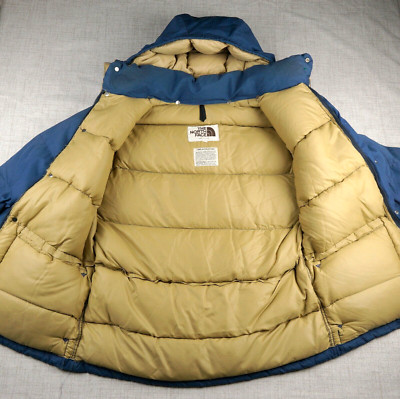 Vintage North Face Jacket Mens Large Down Puffer 70s Expedition USA Brown Label