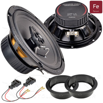 GROUND ZERO LAUTSPRECHER für AUDI A4 B8 / 8K 2007-2015 Heck Hinten 120W #B0UN