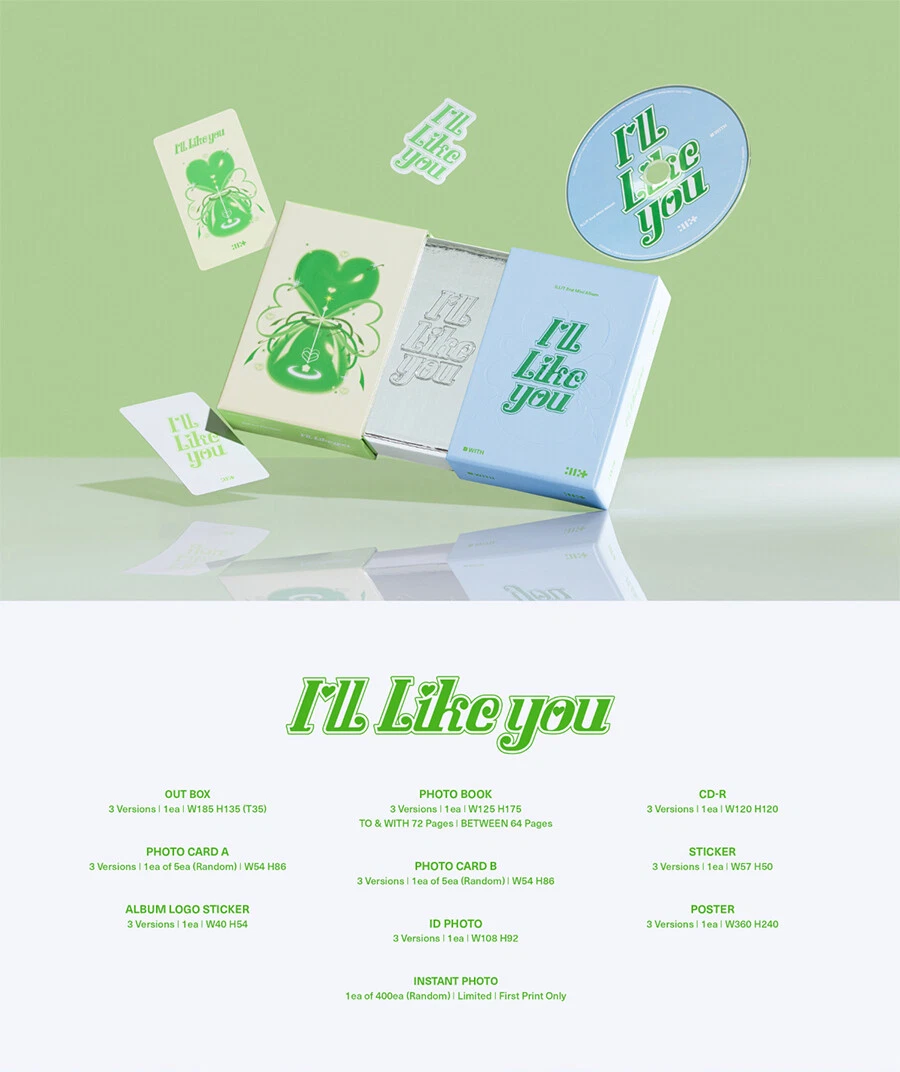 パ*ト様 ★非売品◆サインCD◆ILLIT◆I'LL Like you◆WISH Illit - I'LL LIKE YOU (BETWEEN Ver.) (Walmart Exclusive