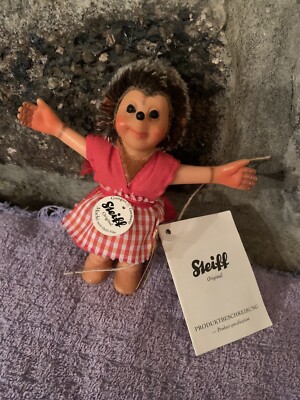Steiff Hedgehog Mucki Doll Animal Toy 5 