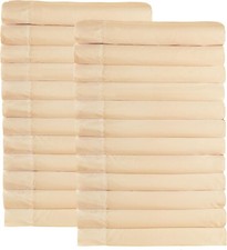 Grand Linen King Size Pillow Case-40"L x 20"W-1500 TC-IVORY/BEIGE-NEW-FAST SHIP