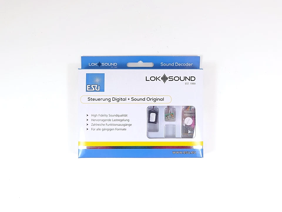 ESU Decoder LokSound 5 DCC MM SX M4 Leerdecoder 8-pin NEM652 58410 neu - Bild 4 von 4