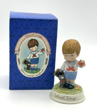 Avon 1980s Ceramic Figurine - SCHOOL DAYS by ...