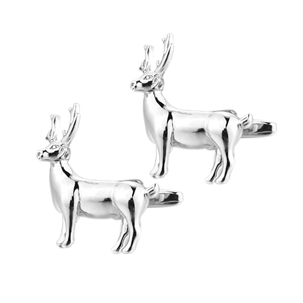 Men's Christmas Cufflinks, Santa Claus, Penguin Trees Cufflinks & Gift