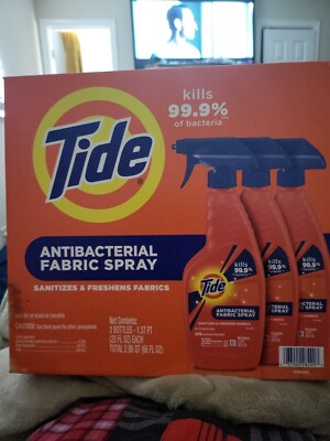 Tide 76533 22 oz. Spray Bottle Light Scent Antibac Fabric Spray (3/Carton) New