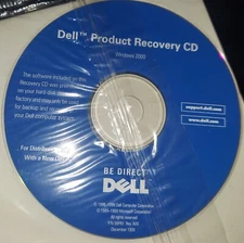 Dell Product Recovery CD Windows 2000 No Key 006MKC