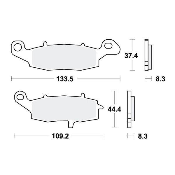 TRW TRQ BremsbeläGe Passend Vorn FüR Suzuki GSF 600 Bandit Bj. 2000-2004-image