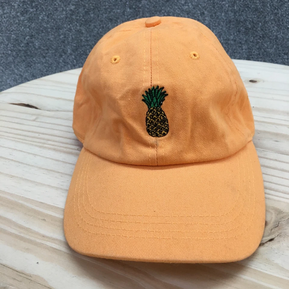 Gorra de béisbol piña para hombre OS naranja ajustable bordada City Hunter Foto 2 de 4