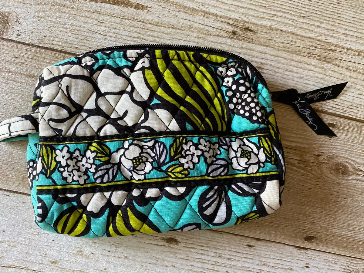 New Vera Bradley Small Cosmetic Bag In Island Blooms