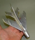 Vintage MIG-19 Farmer Cast Aluminum Jet Fighter Airplane Model