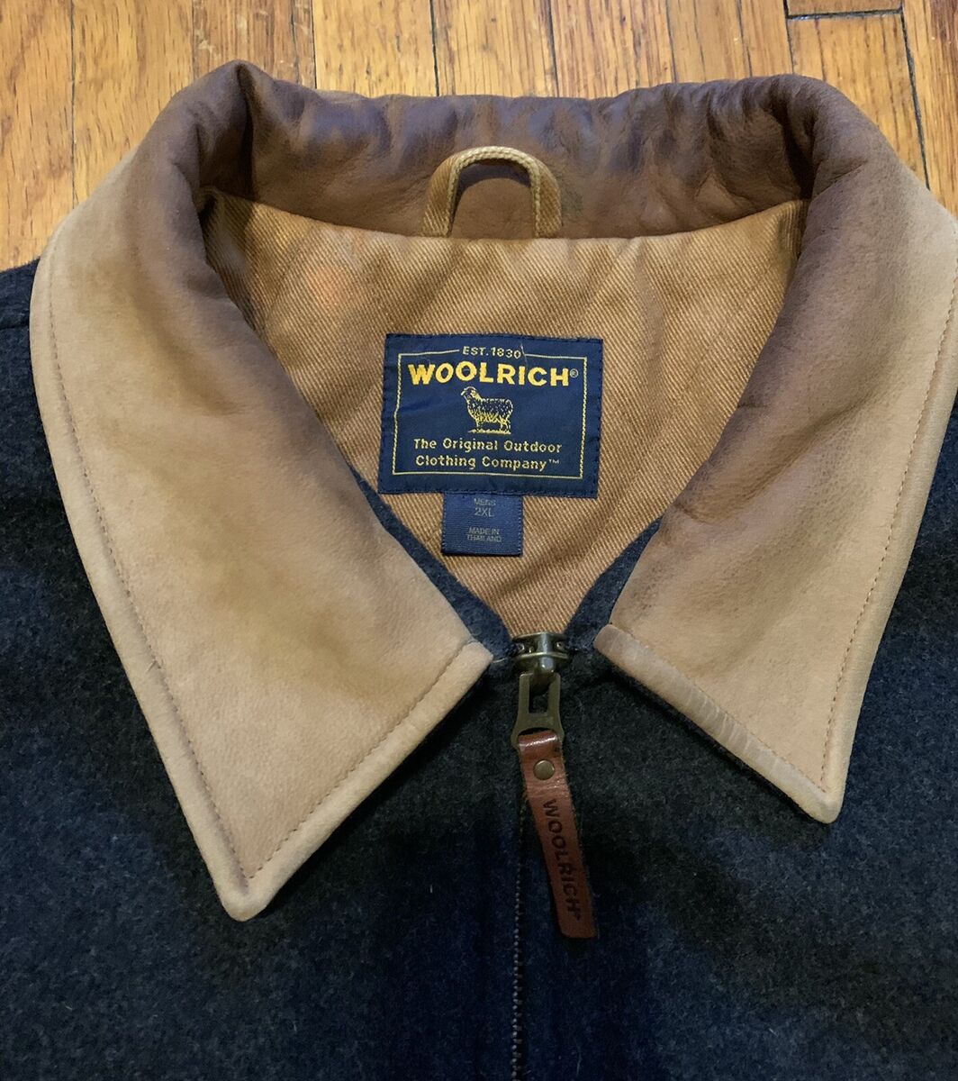 Vintage Woolrich Wool Jacket Size 2XL Loden Heather 16286