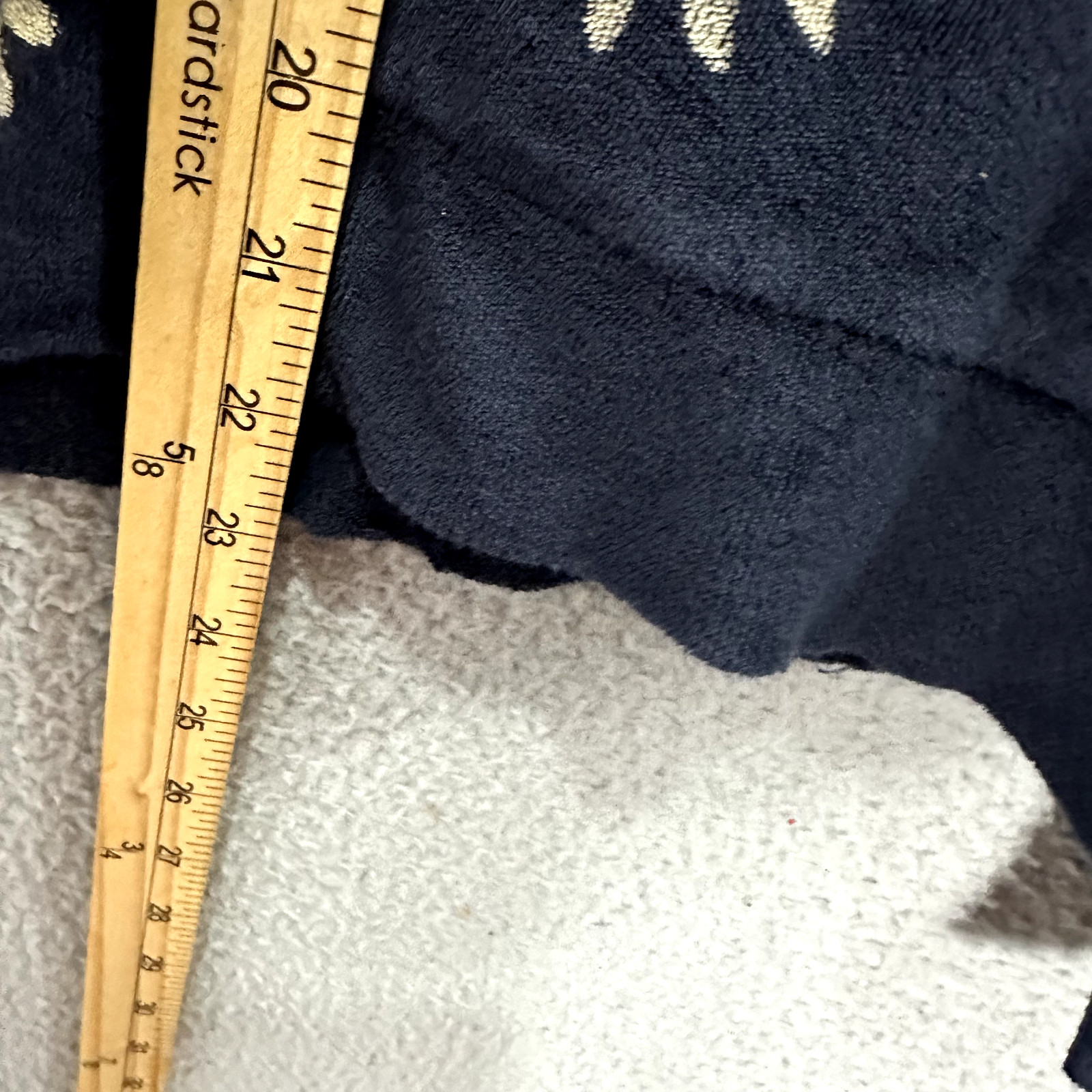 Splendid X Margherita Sweatshirt Womens Small Blue Velour Floral Daisy Oversized