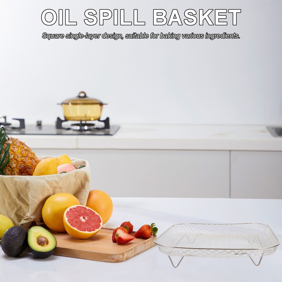 Air Fryer Rack For Oven Air Fryer Oven Tray Square Air Fryer Rack