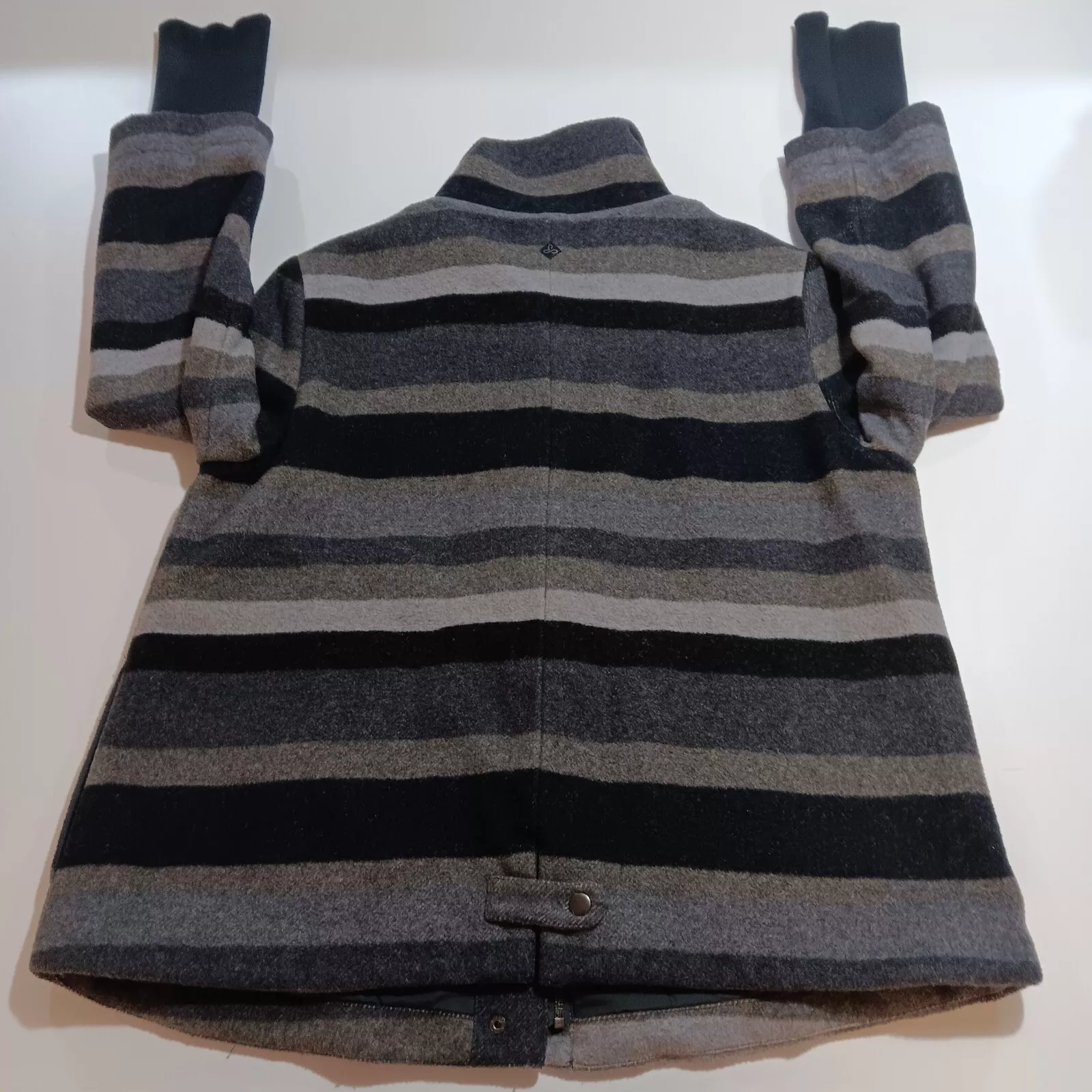 prana lily recycled wool blend insulated jacket