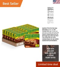 Whole Grain Crunchy Granola Bars - Peanut Butter  Dark Chocolate, 12 Pack