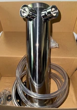 Talos 1042305-00 3" Column 3 Faucets Air Beer Tower NEW OPEN BOX