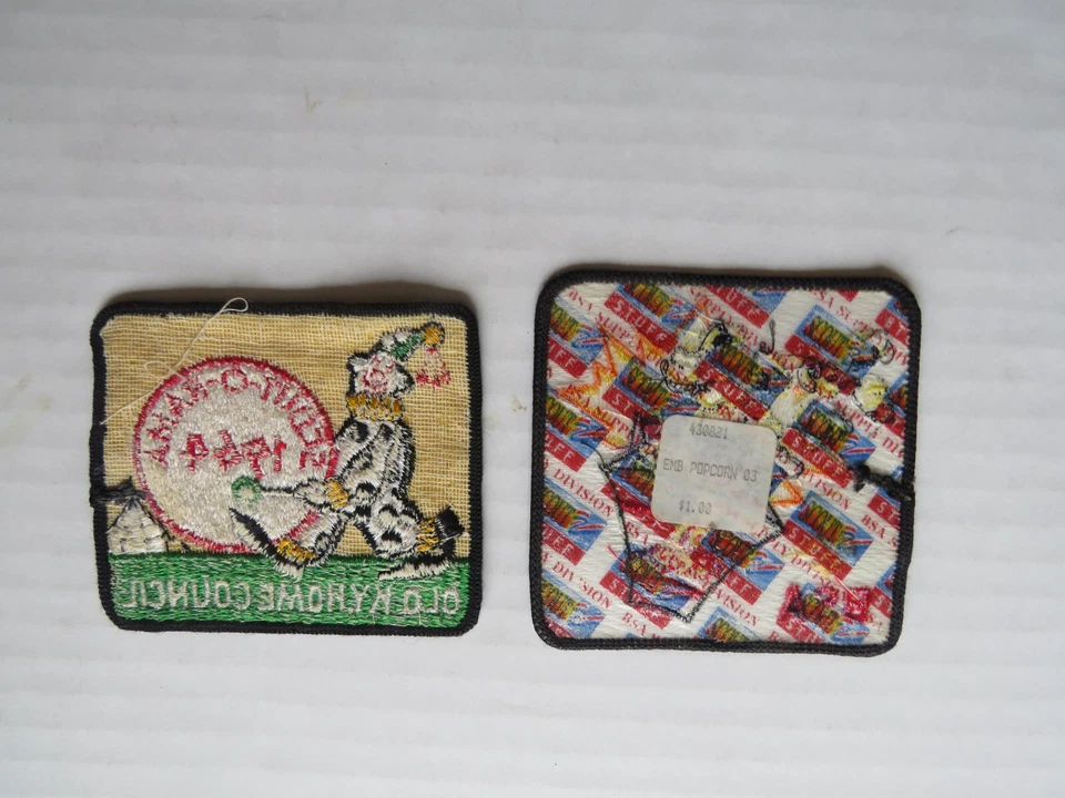 Vintage 1964 Old KY. HOME COUNCIL Scout-O-Rama Patch & BSA POP CORN Patch - Image 4 of 4
