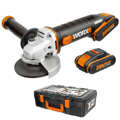 WORX WX800 Akku Winkelschleifer 20V Max 115 mm Trennschleifer Scheifmaschine