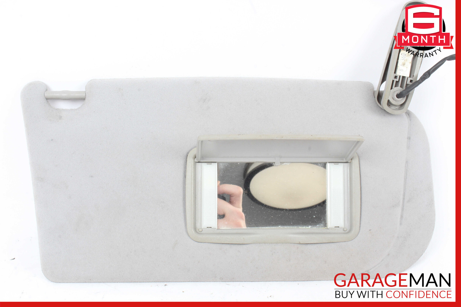 03-18 Maserati Quattroporte M139 Right Side Sun Visor Shade Suede OEM