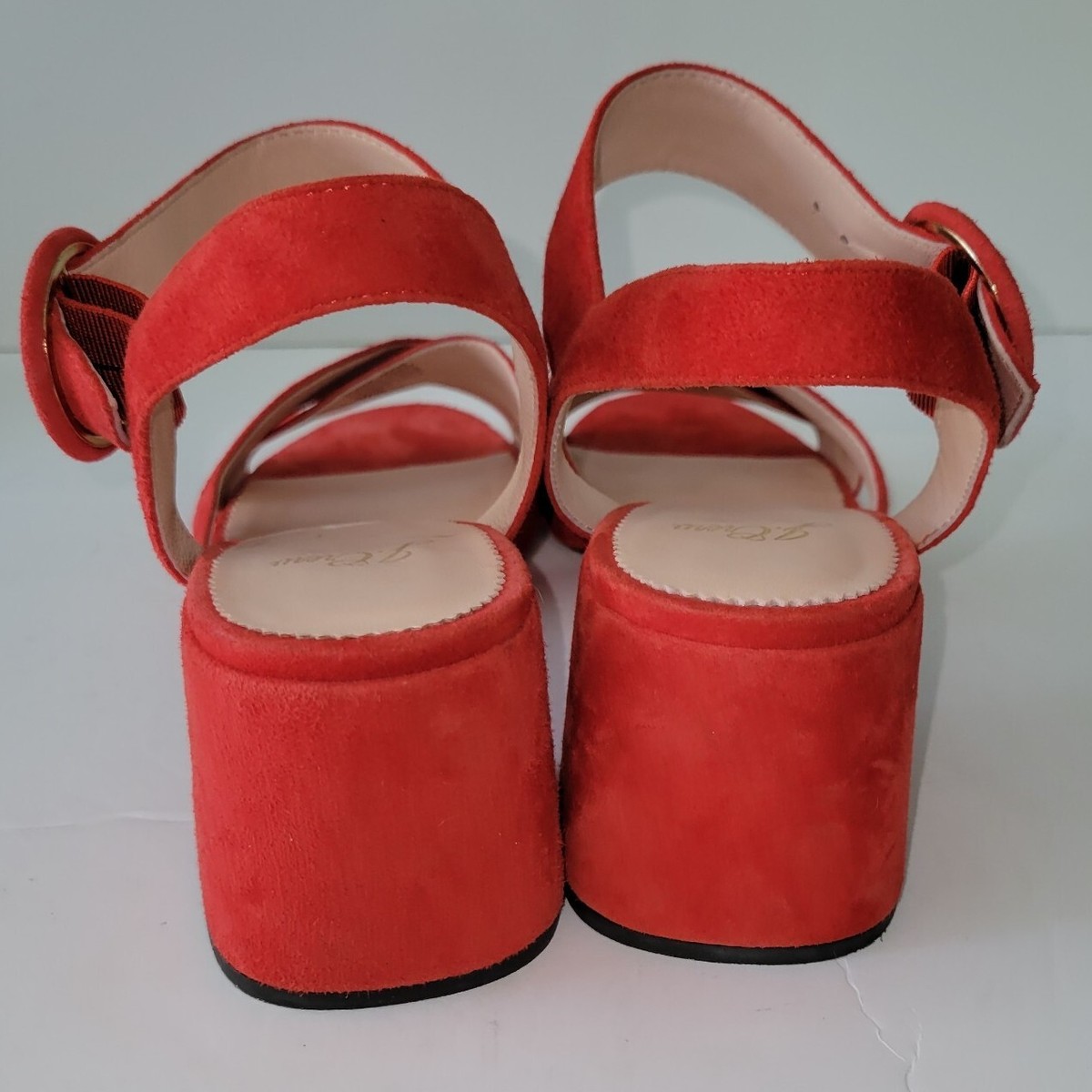 Red CLSC Sandals NWOT Lacito Insignia Leather flat sandals red - CH Carolina  main image 2