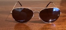 NEW UNISEX AVIATOR STYLE SUNGLASSES POLYCARBONATE LENSES ULTRAVIOLET PROTECTION