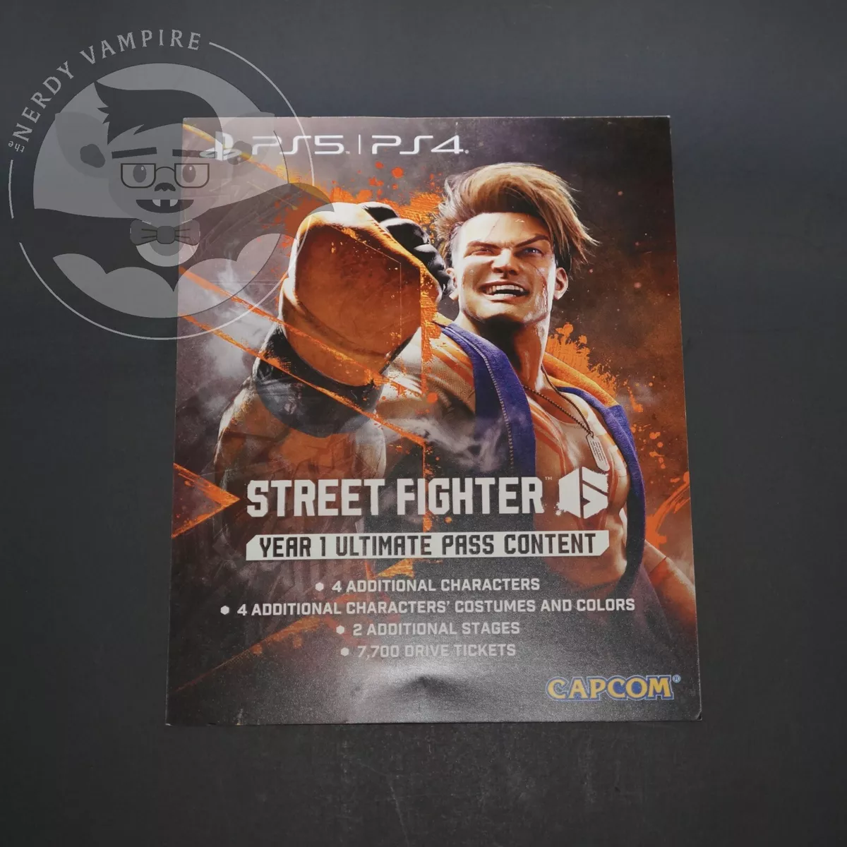 Street Fighter 6 Collector's Edition Year 1 Ultimate Pass Content DLC (PS4  PS5)