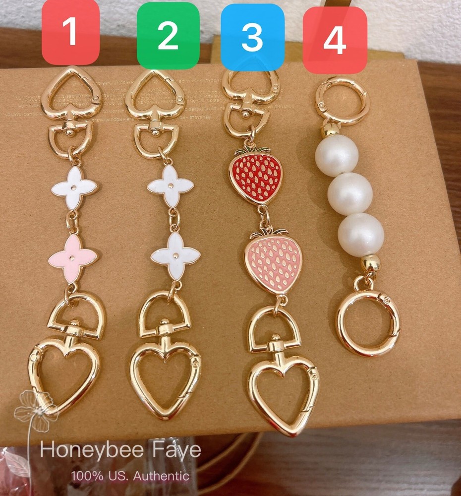 New！Nolita bag or shoulder bag Extended chain (Strawberry/ pearl/ floral)