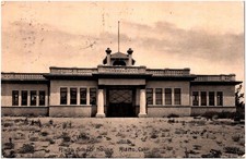Rialto School House in California CA 1909 Postcard Photo Newman Post Card Co.