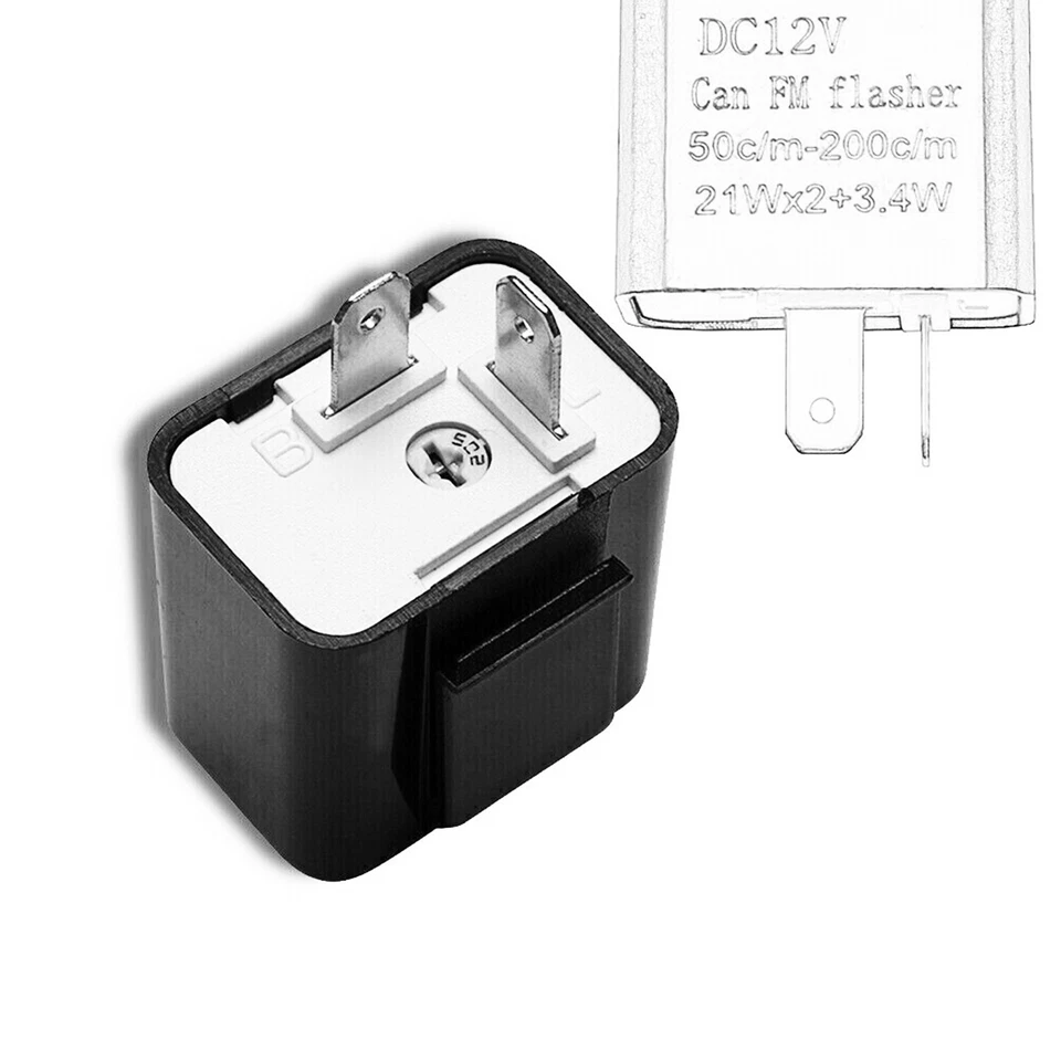 2 X 2Pin регулируемый светодиодный флэшер реле для 1997 2003-2005 Suzuki Bandit 1200 - Изображение 3 из 4