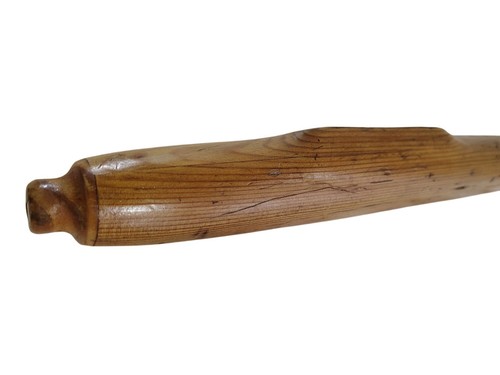 Vintage 24" x 1 5/8"Hand Carved Wood Flute Native American Signed Numbered MH - Picture 9 of 11