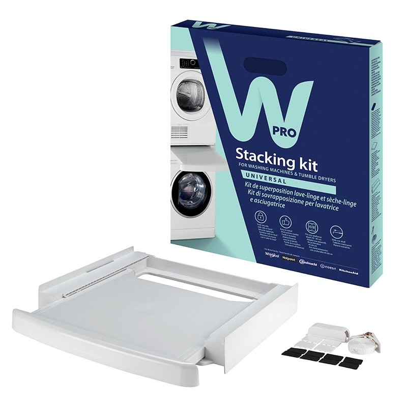 Gagnez de la place dans la salle de bain grâce au kit de superposition universel 470120