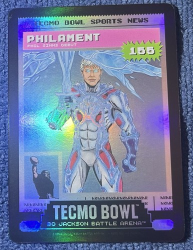 Bo Jackson Battle Arena Tecmo Bowl Sports News Philament (Phil SIMMs) N437