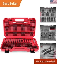 232-Piece Screwdriver Bit Set in Chrome Vanadium Steel for Ultimate Durability