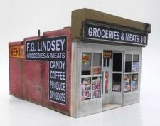 Downtown Deco HO 1069 - Lindsey's Grocery Building (Kit)