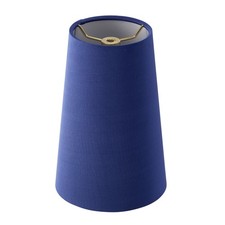 32084 Transitional Hardback Empire Shape Spider Fitter Lamp Shade in Cobalt B...