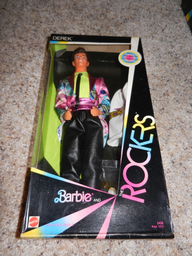 Poupée Dereck, L'ami De Barbie - N°2428 Rock Star 1986 - Mattel Taïwan Avec Accessoires