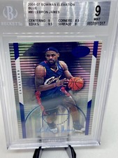 🔥2006-07 Bowman Elevation - LeBron James RARE #80 Blue 302/399 Mint BGS 9