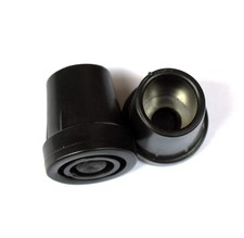 2 Pcs Cane Tips 3/4 Inch Heavy Duty Rubber Cane Tips Anti Slip TPR FReplacement