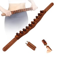 Wood Therapy Guasha Wood Stick Massage Tools, Lymphatic Drainage Massage Stic...