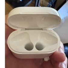 Apple AirPods Wireless Bluetooth In-Ear Earbuds w/ Charging Case White Mic
