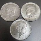 [Lot of 3] 1964 Kennedy Half Dollars - 90% Silver