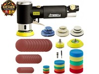 25Mm 50Mm 75Mm Druckluft Exzenterschleifer Mini Poliermaschine Auto Polierer Set