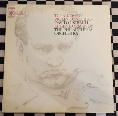 Violin Concerto LP by Tchaikovsky/David Oistrakh/Eugene Ormandy vinyl 1974 VG+