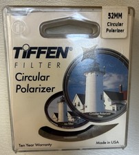 Tiffen 52mm Circular Polarizer Polarizing Lens Filter only , made in USA
