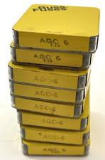 Lot of 40 Bussmann AGC6 Glass Fuses 250 Volt 6 Amp 1/4" x 1-1/4" Fast Acting