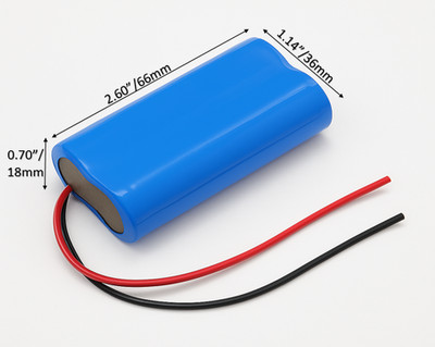 Battery pack  1S2P 3.7V for high drain devices