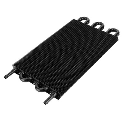 6 Row Transmission Engine Oil Cooler Kit Universal Aluminum Remote Cooling R SET